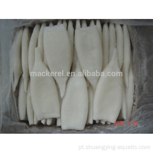 IQF Frozen Frozen Squid Tube Tamanho U3 U7